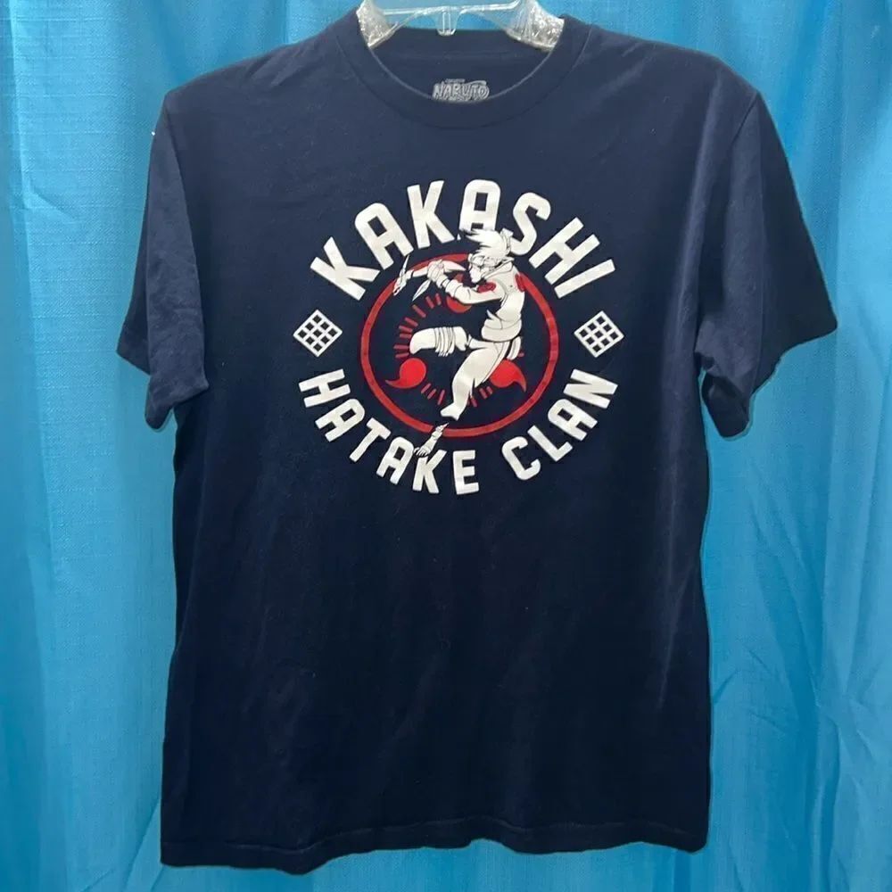 Naruto Anime fan shirt blue red white